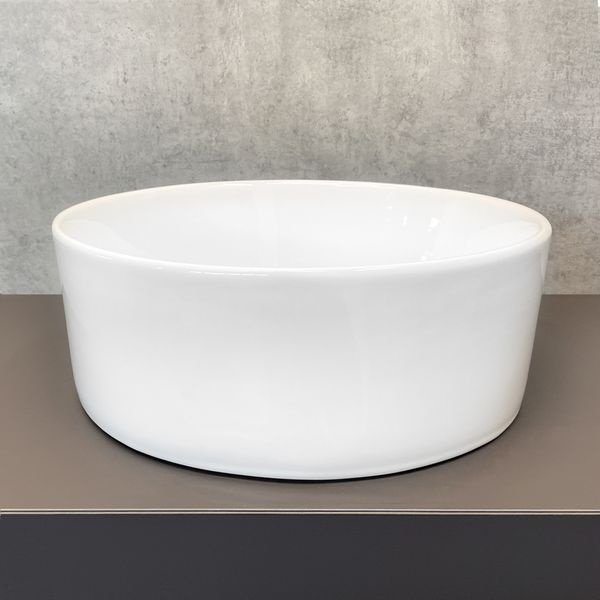 Раковина Comforty 7078A накладная круглая 40.5, санфарфор