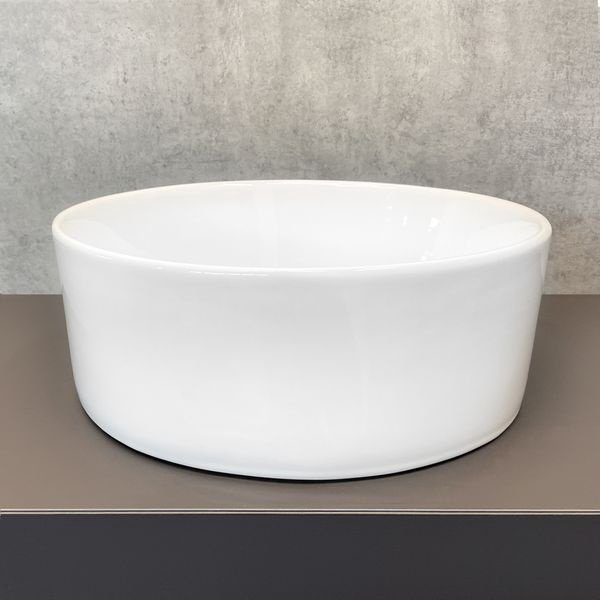 Раковина Comforty 7078A накладная круглая 40.5, санфарфор купить,38606