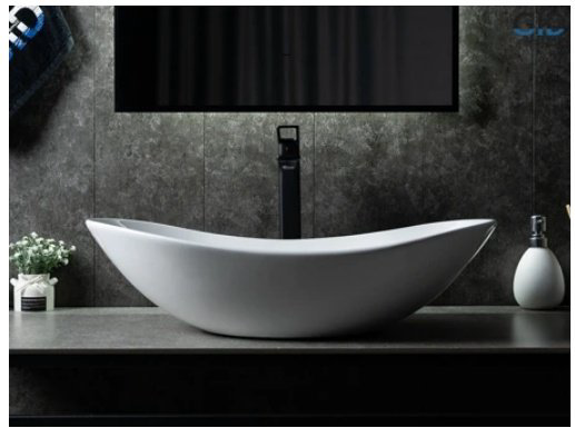 Раковина GID-ceramic N9811 накладная овальная 61, керамика купить,59990