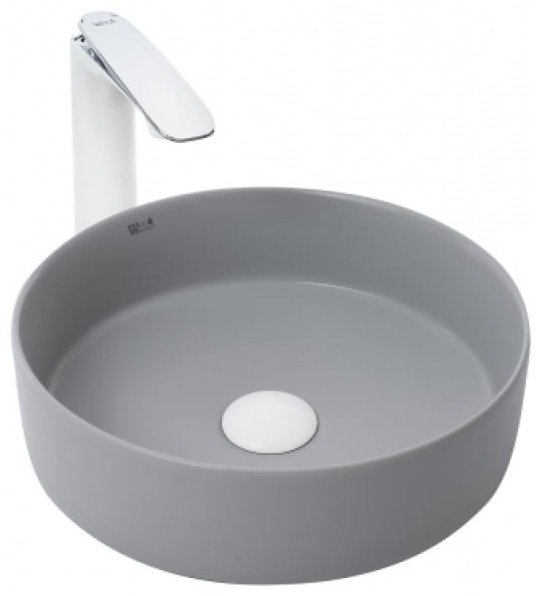Раковина WeltWasser WW ELBACH 3134 MFG накладная круглая 35.5 см, фаянс