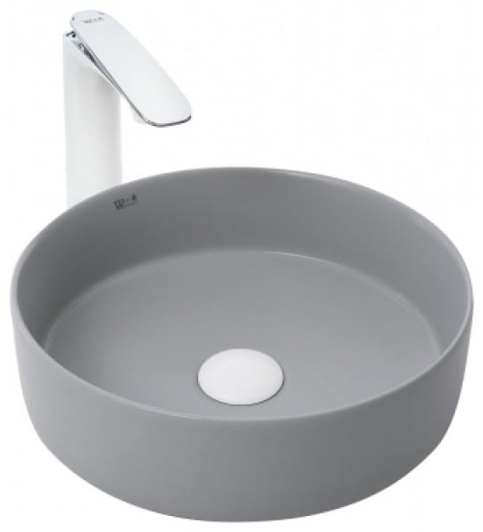 Раковина WeltWasser WW ELBACH 3134 MFG накладная круглая 35.5 см, фаянс