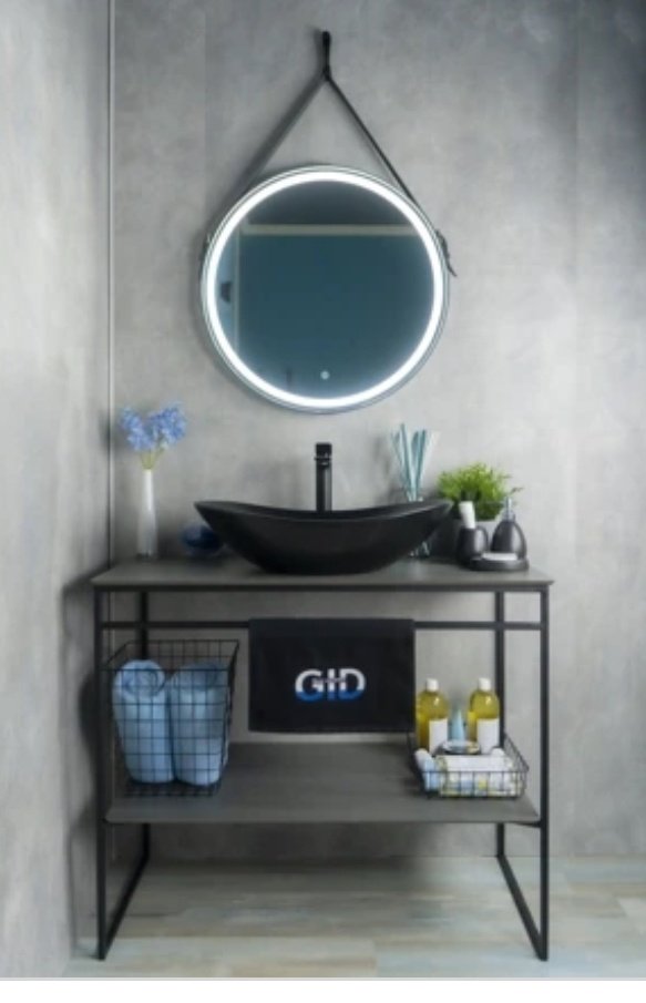 Раковина GID-ceramic Bm9811 накладная овальная 61, керамика