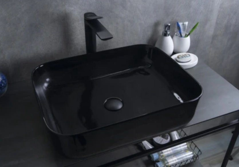 Раковина GID-ceramic BL1304 накладная прямоугольная 50, керамика купить,69650