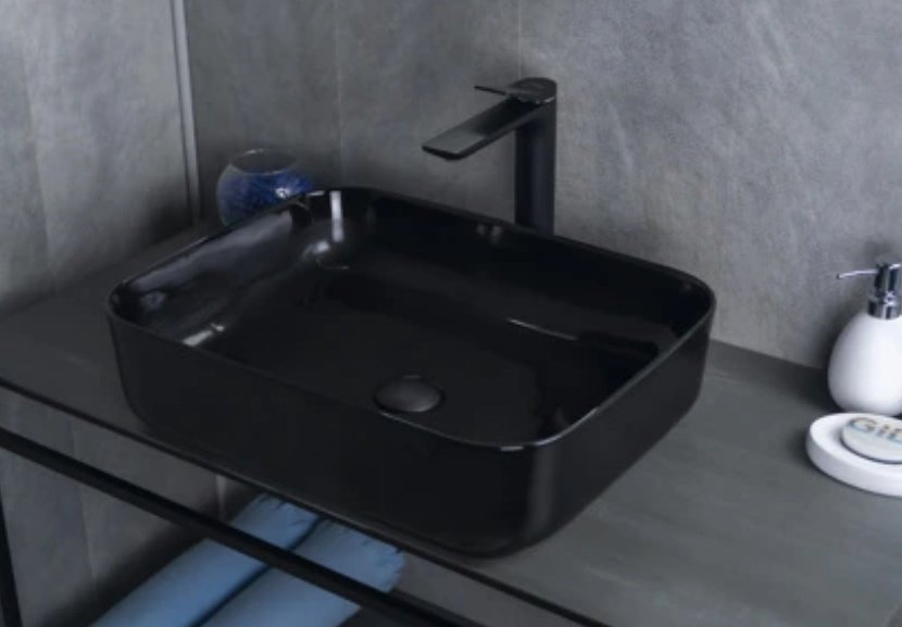 Раковина GID-ceramic BL1304 накладная прямоугольная 50, керамика