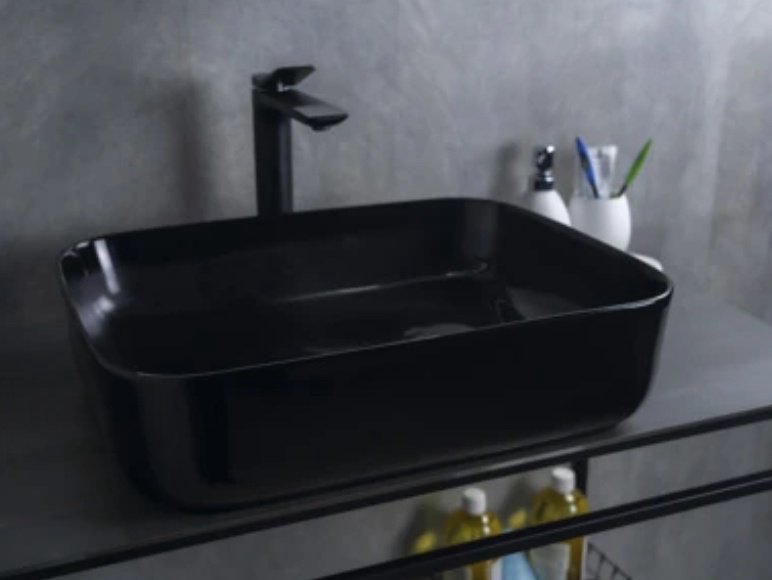 Раковина GID-ceramic BL1304 накладная прямоугольная 50, керамика купить,69650