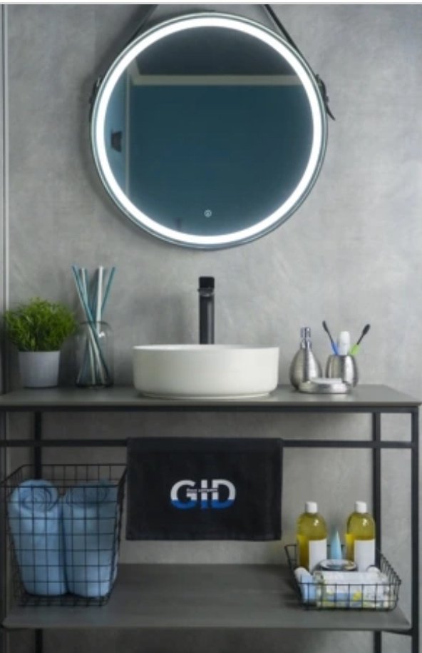 Раковина GID-ceramic D1357h028 накладная круглая 36, керамика купить,NaN