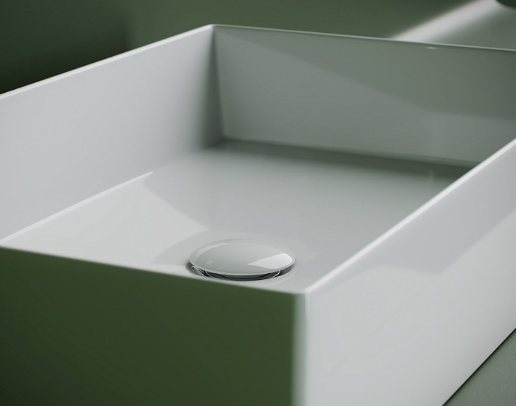 Раковина Ceramicanova CN6070 накладная прямоугольная 60, санфарфор