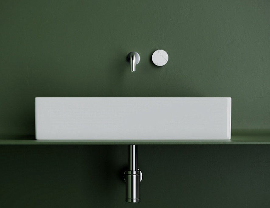 Раковина Ceramicanova CN6070 накладная прямоугольная 60, санфарфор купить,212900