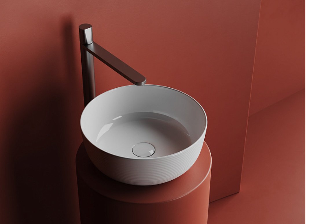 Раковина Ceramicanova Element CN6073 накладная круглая 35, санфарфор