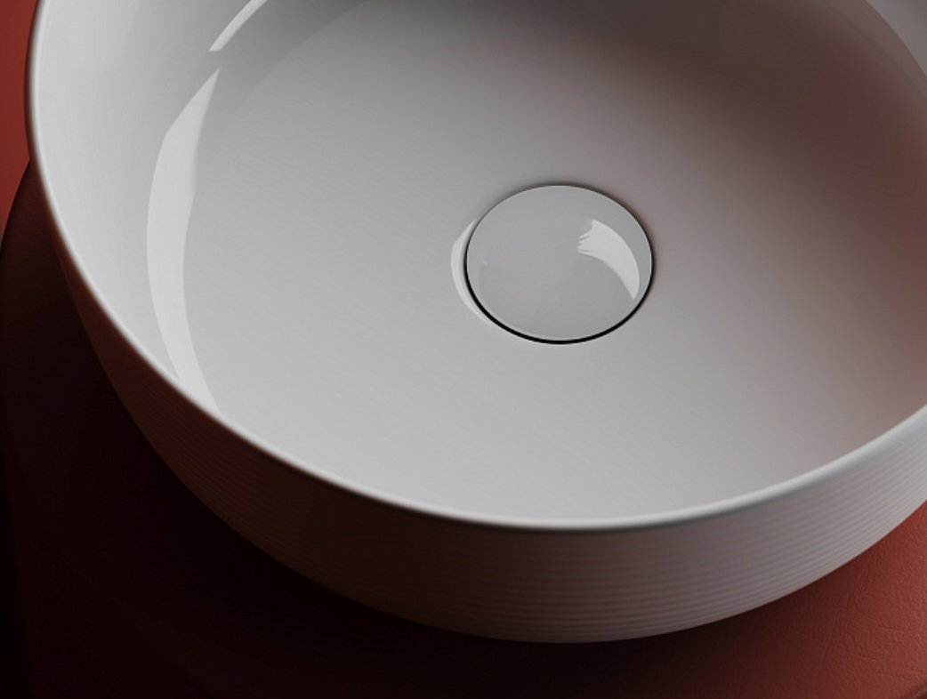 Раковина Ceramicanova Element CN6073 накладная круглая 35, санфарфор