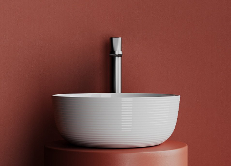 Раковина Ceramicanova Element CN6073 накладная круглая 35, санфарфор