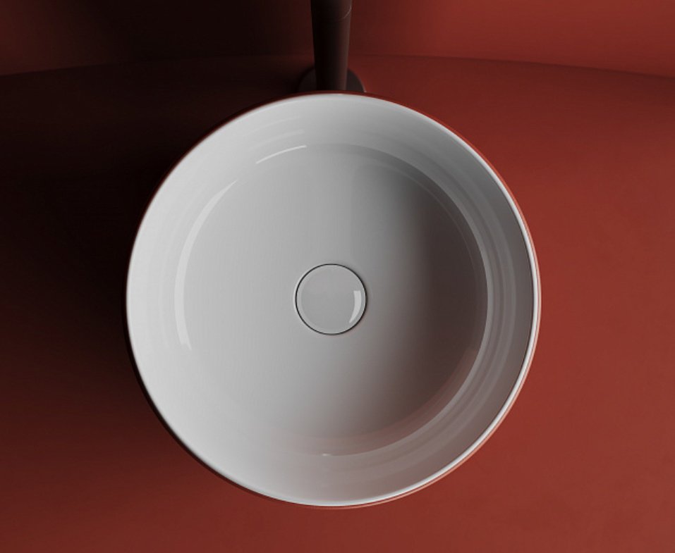 Раковина Ceramicanova Element CN6073 накладная круглая 35, санфарфор