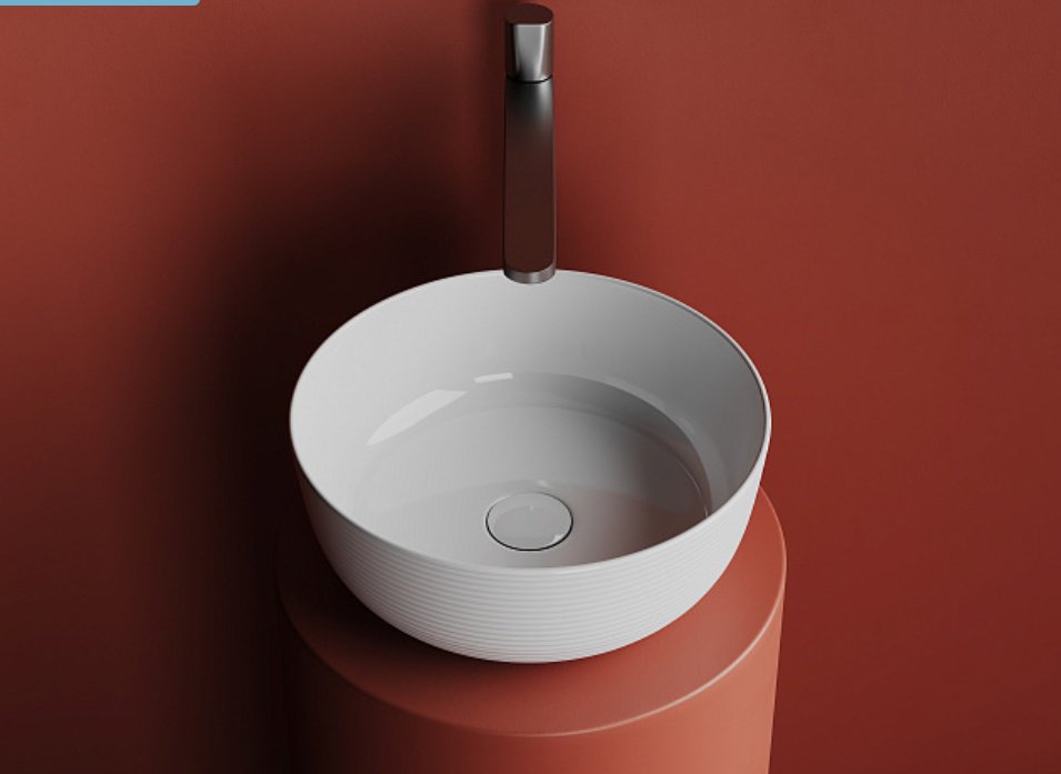 Раковина Ceramicanova Element CN6073 накладная круглая 35, санфарфор