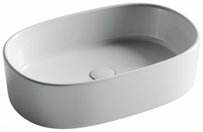 Раковина Ceramicanova CN6075 накладная овальная 56, санфарфор купить,122900