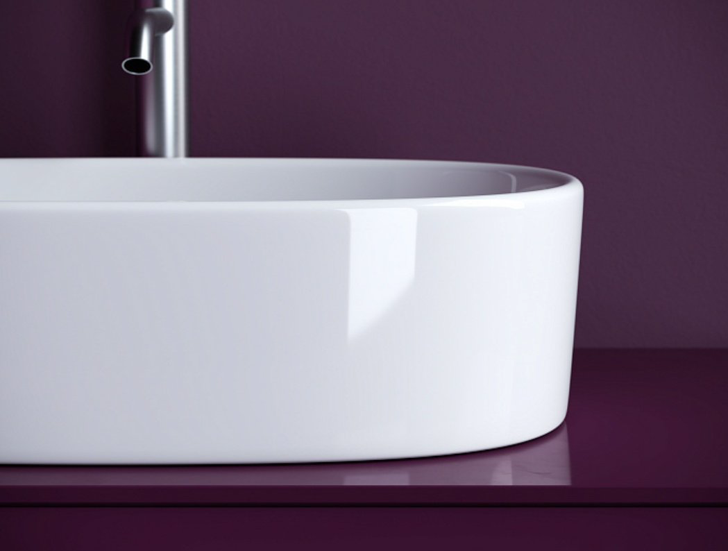 Раковина Ceramicanova CN6075 накладная овальная 56, санфарфор купить,122900