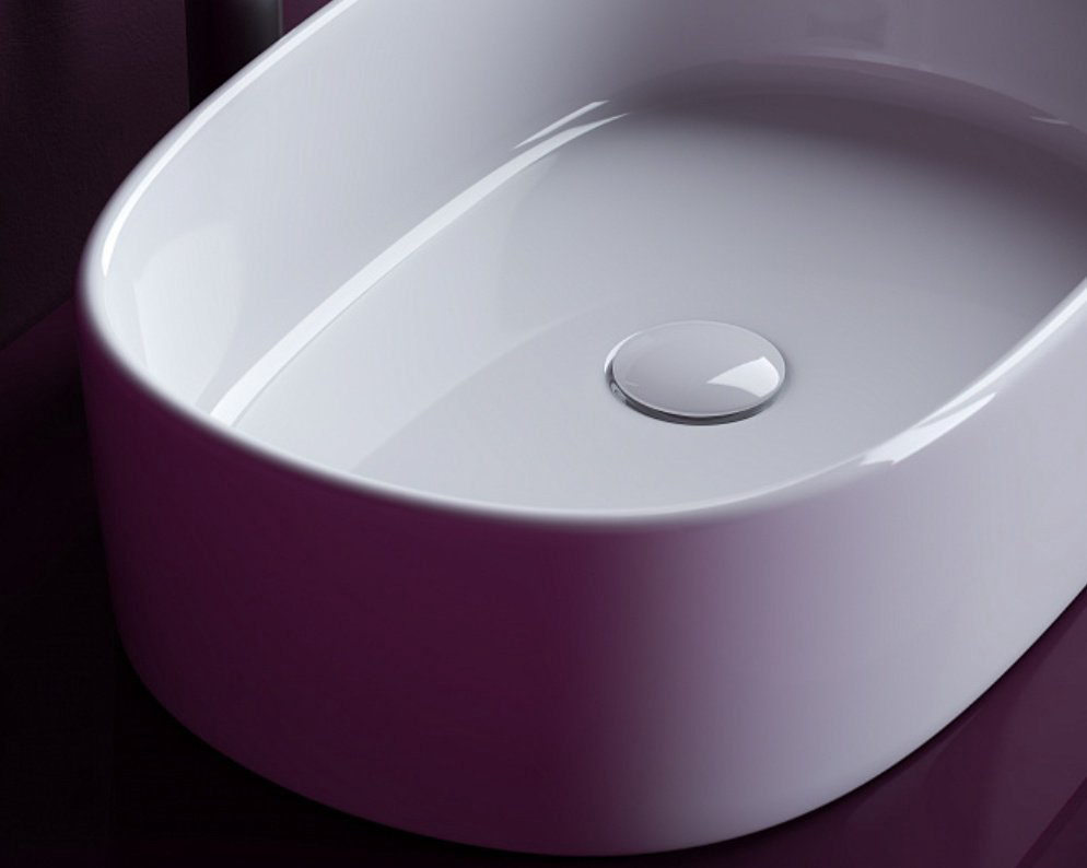 Раковина Ceramicanova CN6075 накладная овальная 56, санфарфор купить,122900