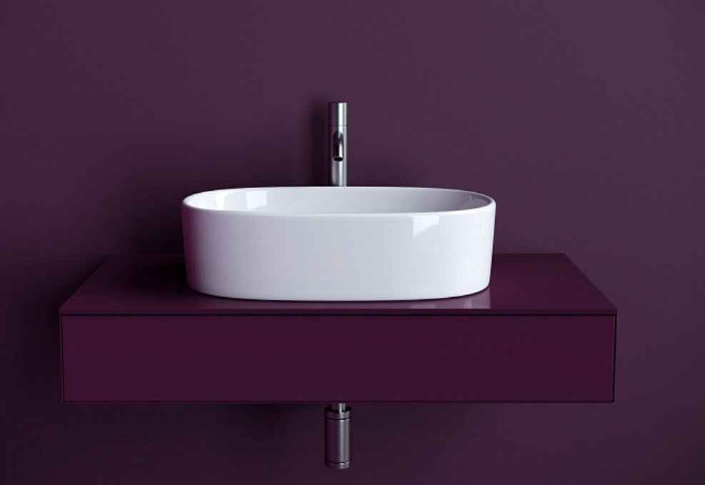 Раковина Ceramicanova CN6075 накладная овальная 56, санфарфор купить,122900