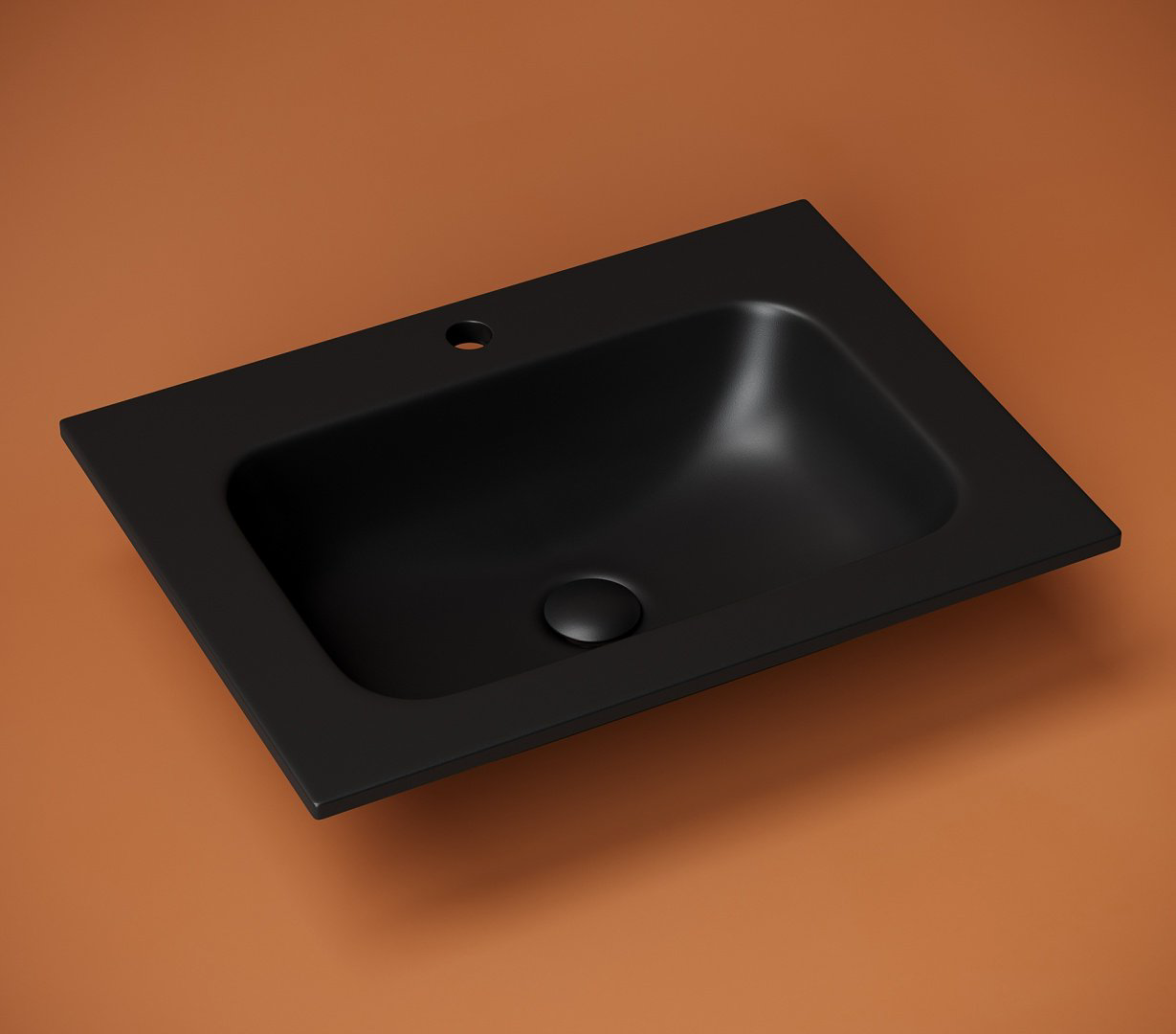 Раковина Ceramicanova CN7011MB накладная прямоугольная 45.7, мрамор купить,213100
