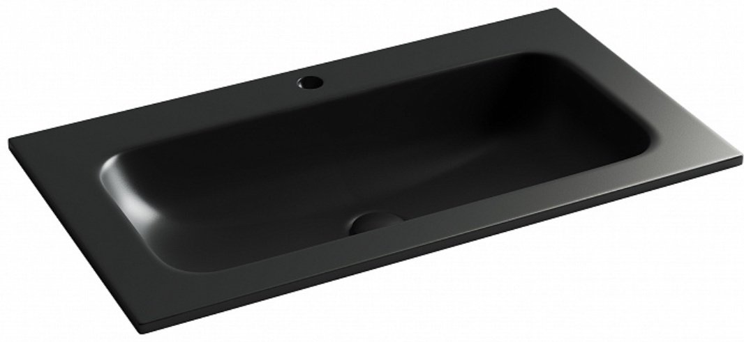 Раковина Ceramicanova CN7012MB врезная прямоугольная 81, санфарфор
