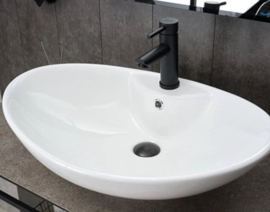 Раковина GID-ceramic N9004 накладная овальная 65, керамика купить,NaN
