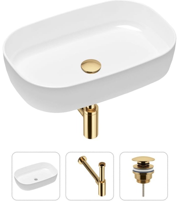 Раковина Lavinia Boho Bathroom Sink 21520064 накладная овальная 35.5, фарфор