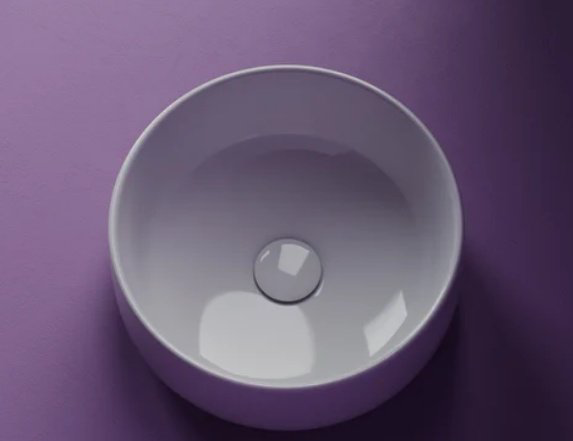 Раковина Ceramicanova CN5047 накладная круглая 35.5, санфарфор купить,95000