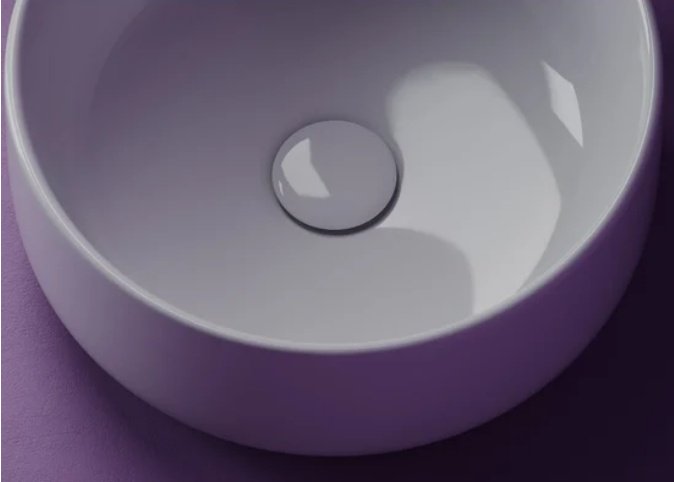 Раковина Ceramicanova CN5047 накладная круглая 35.5, санфарфор