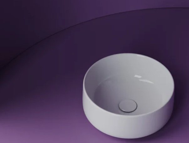 Раковина Ceramicanova CN5047 накладная круглая 35.5, санфарфор купить,95000