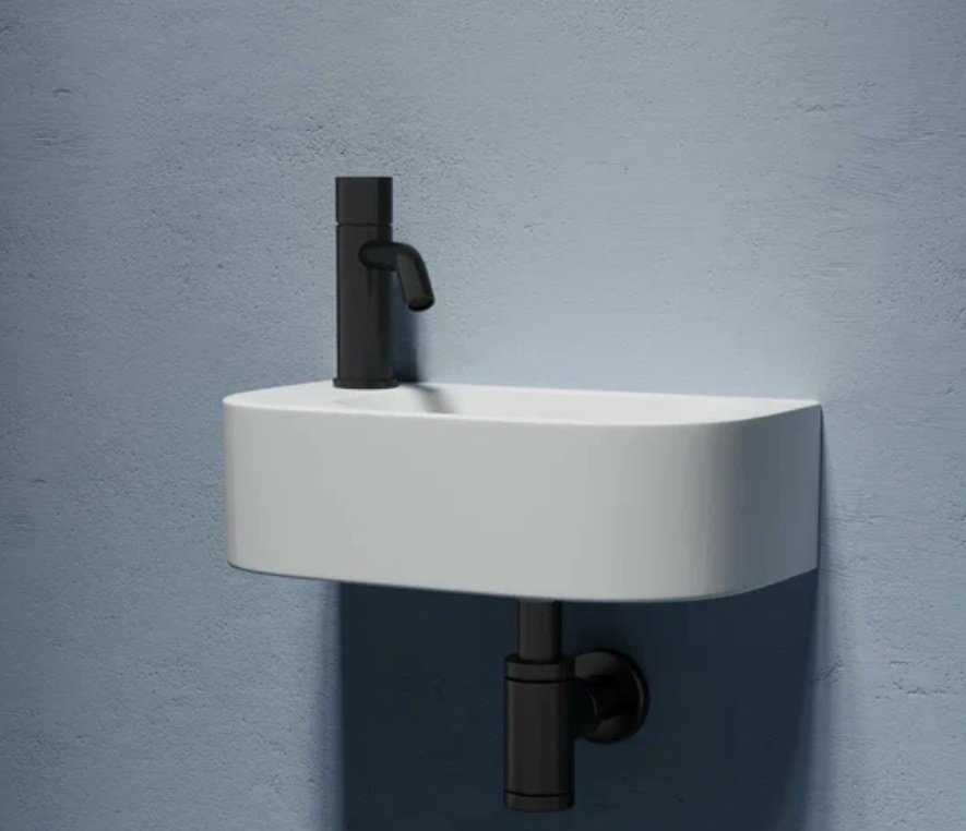 Раковина Ceramicanova CN6066R подвесная прямоугольная 41, фарфор