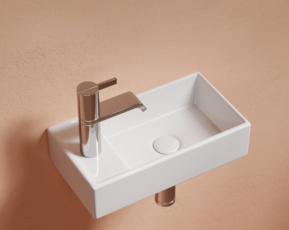 Раковина Ceramicanova CN6051R подвесная прямоугольная 41, санфарфор купить,121400