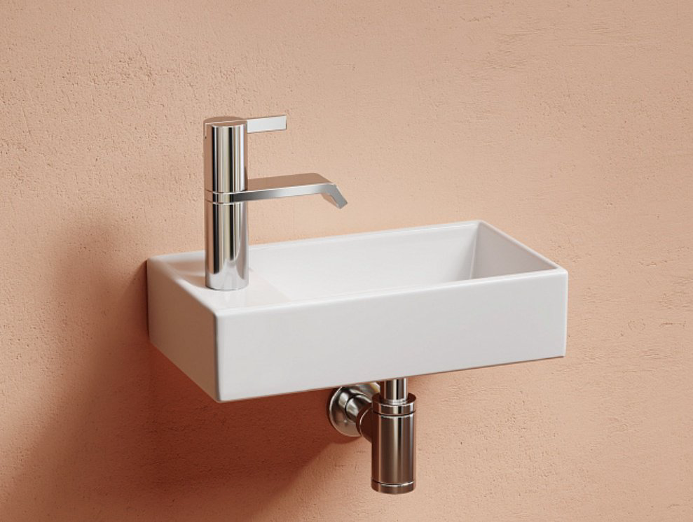 Раковина Ceramicanova CN6051R подвесная прямоугольная 41, санфарфор купить,121400