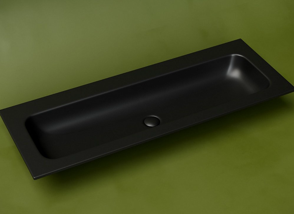 Раковина Ceramicanova CN7016MBwx накладная прямоугольная 121, санфарфор