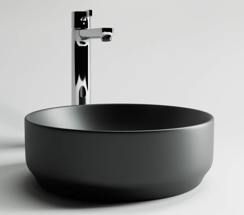 Раковина Ceramicanova CN6007 накладная круглая 35, санфарфор