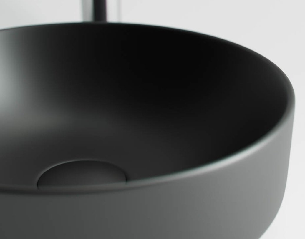 Раковина Ceramicanova CN6007 накладная круглая 35, санфарфор