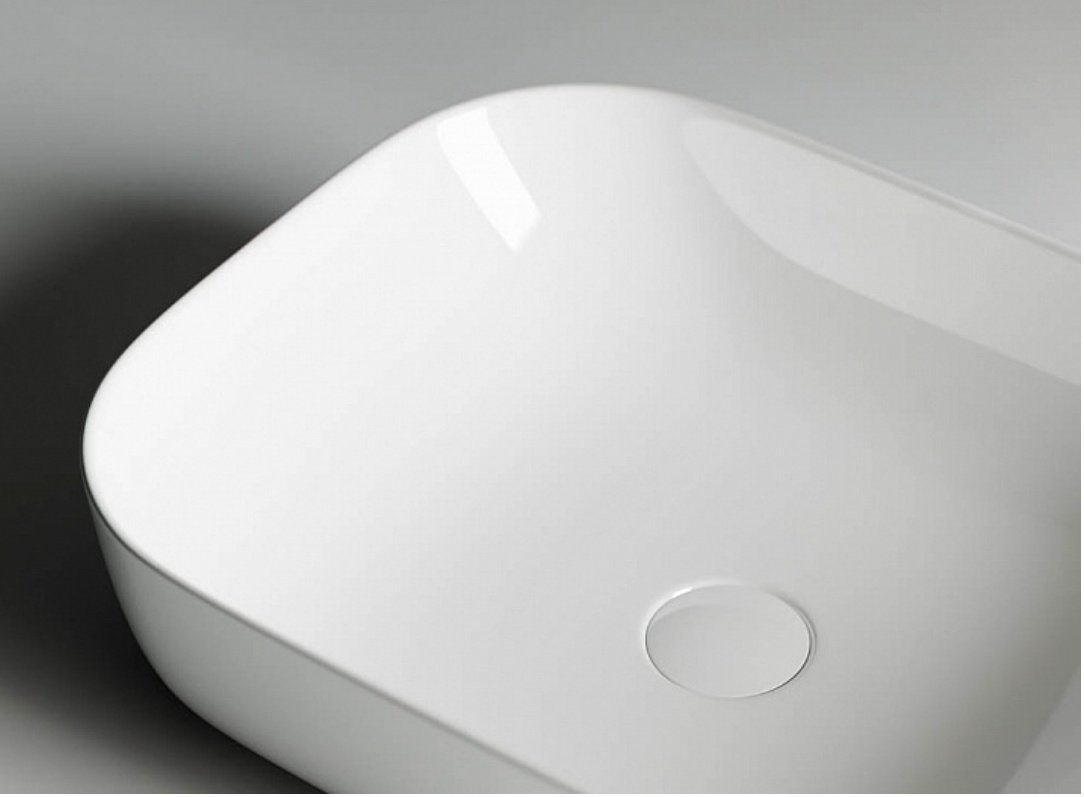 Раковина Ceramicanova CN6008 накладная прямоугольная 50, санфарфор купить,122900