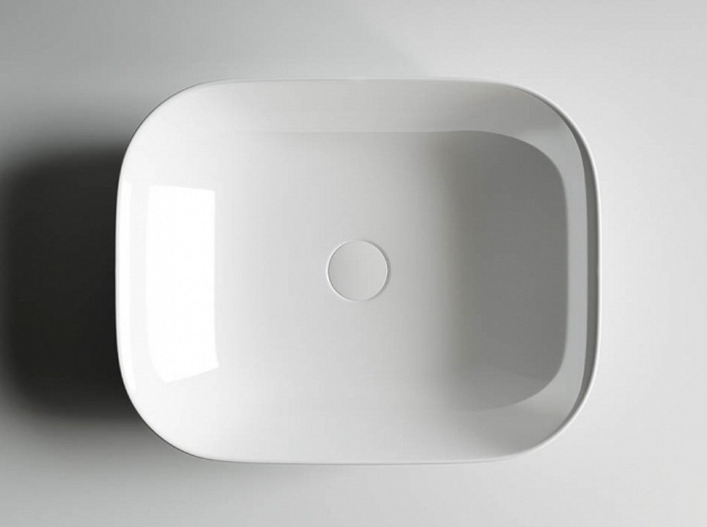 Раковина Ceramicanova CN6008 накладная прямоугольная 50, санфарфор купить,122900