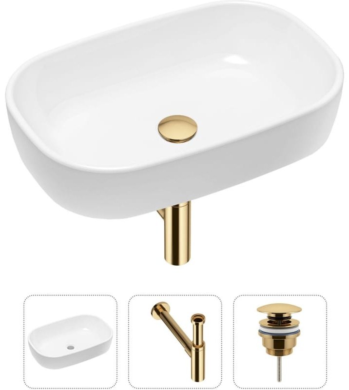 Раковина Lavinia Boho Bathroom Sink 21520040 накладная овальная 36, фарфор купить,NaN