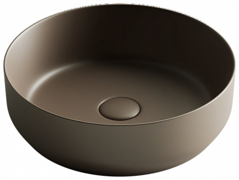 Раковина Ceramicanova CN6022MDB накладная круглая 39, санфарфор купить,NaN