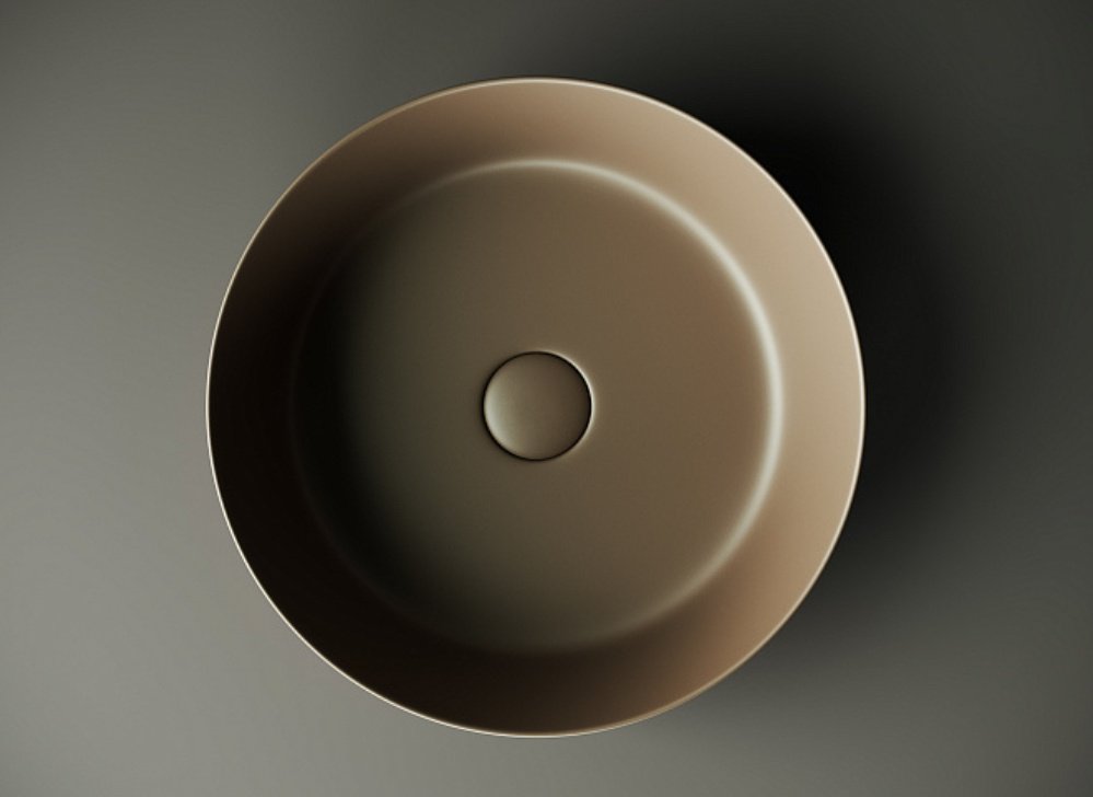 Раковина Ceramicanova CN6022MDB накладная круглая 39, санфарфор