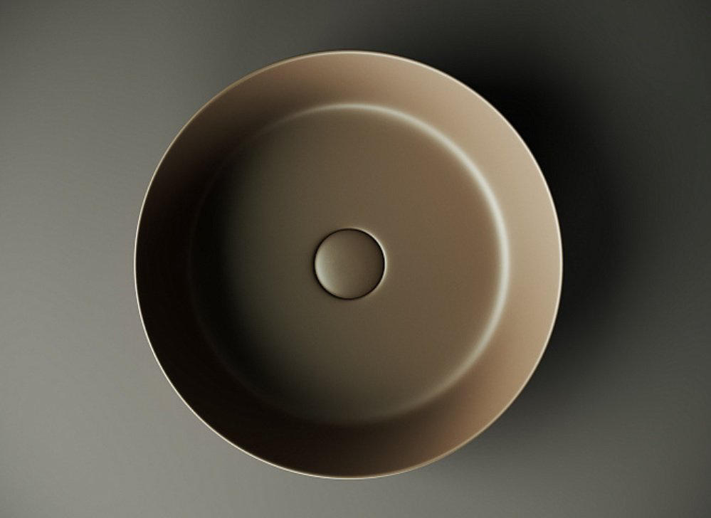 Раковина Ceramicanova CN6022MDB накладная круглая 39, санфарфор купить,NaN