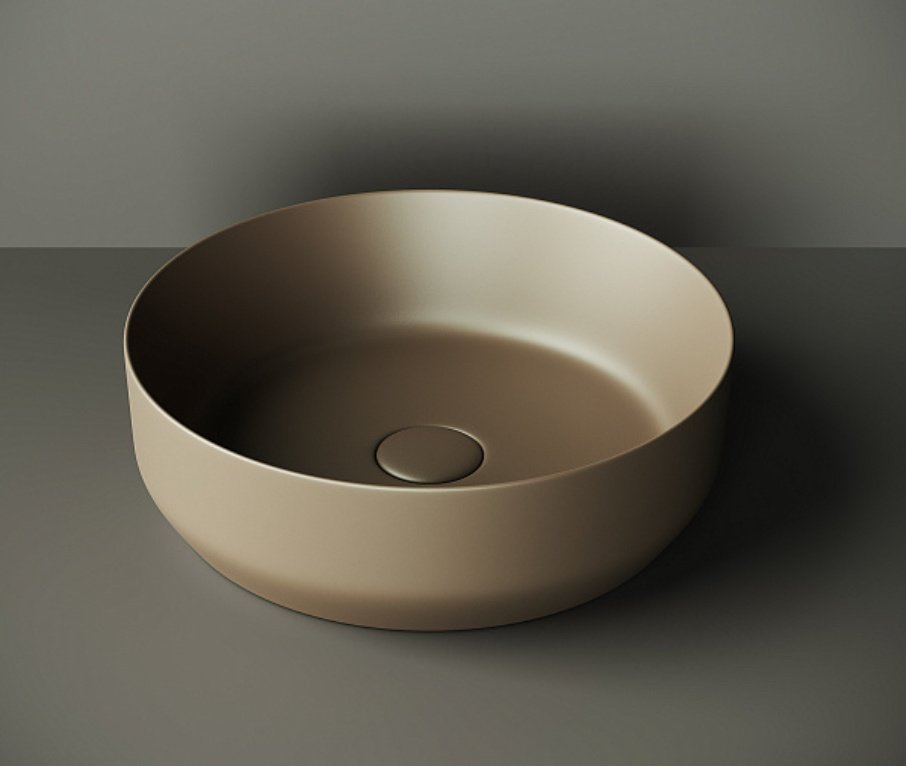 Раковина Ceramicanova CN6022MDB накладная круглая 39, санфарфор