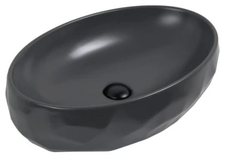 Раковина GID-ceramic Dgm9030wx накладная овальная 40, керамика
