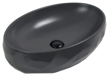 Раковина GID-ceramic Dgm9030wx накладная овальная 40, керамика