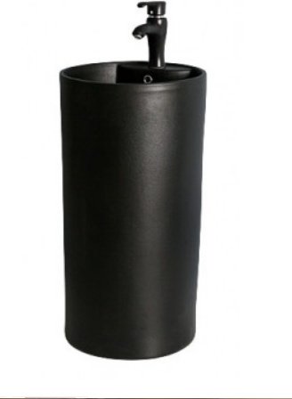 Раковина GID-ceramic Nb135bg с пьедесталом круглая 45, керамика