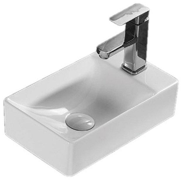 Раковина GID-ceramic 61122 N9261 подвесная прямоугольная 22, керамика