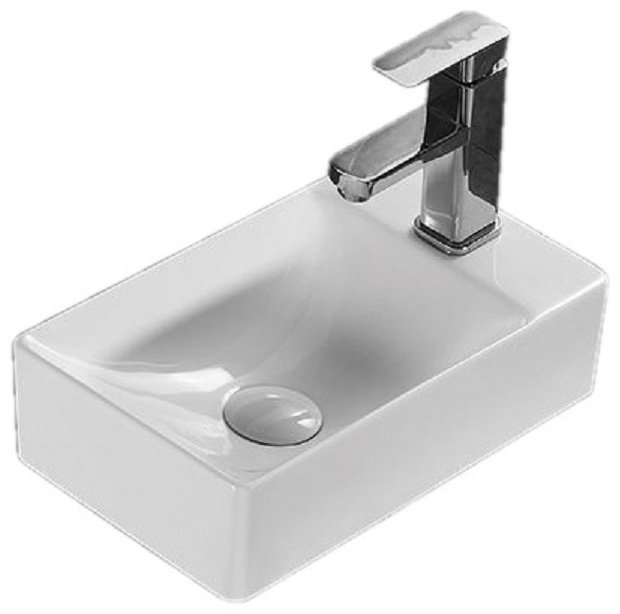 Раковина GID-ceramic 61122 N9261 подвесная прямоугольная 22, керамика купить,62983