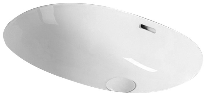 Раковина GID-ceramic Yj8004 подстольная овальная 39.5, фаянс