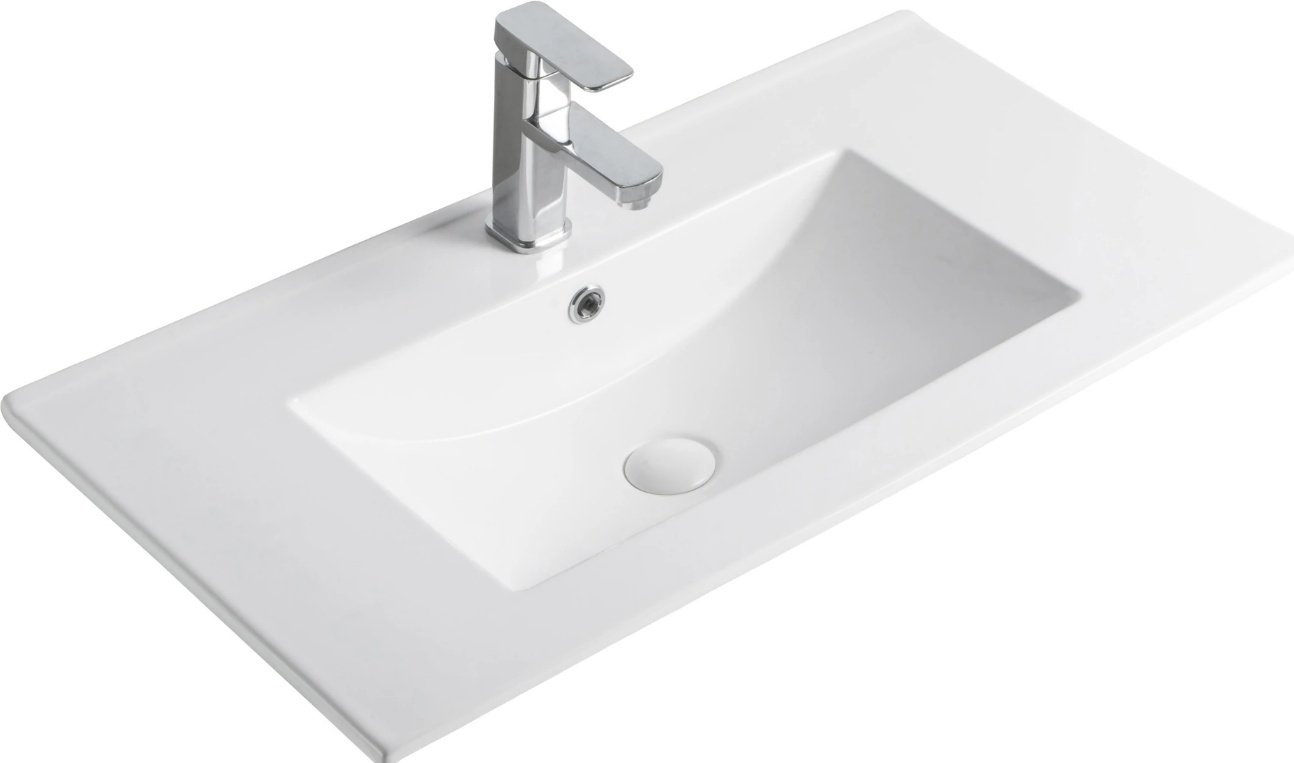 Раковина GID-ceramic NYJ803-70 накладная прямоугольная 40, фаянс