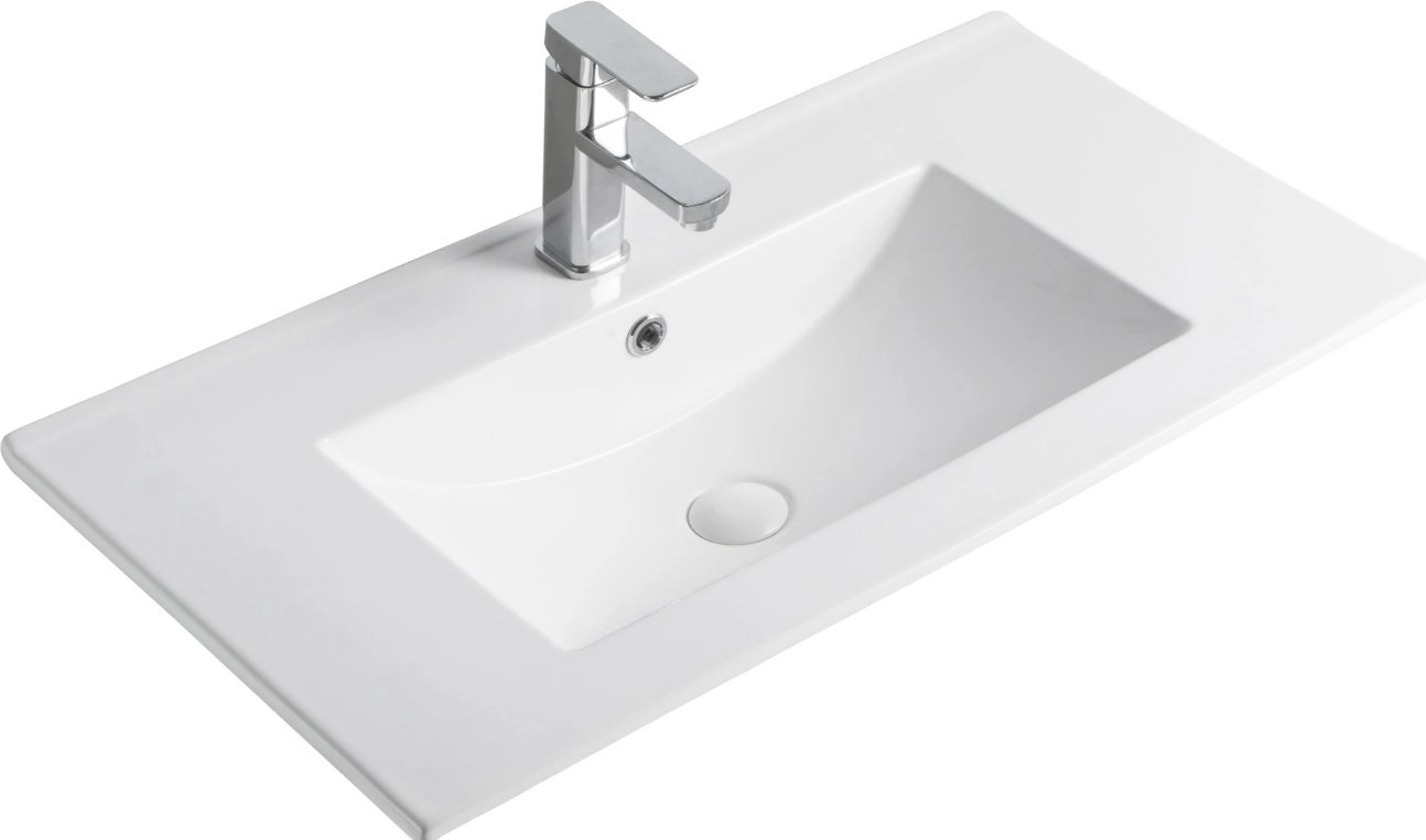Раковина GID-ceramic NYJ803-70 накладная прямоугольная 40, фаянс