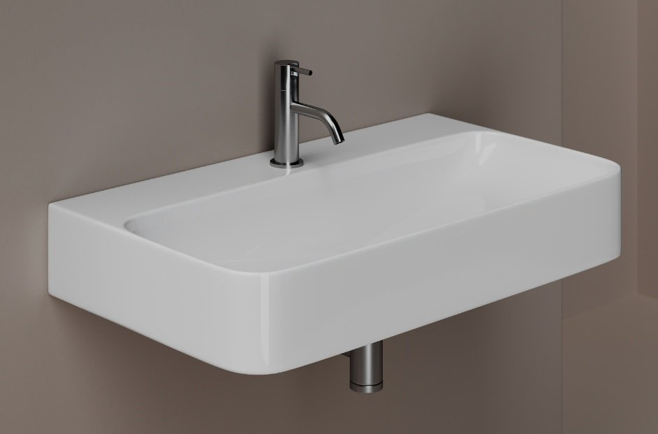 Раковина Ceramicanova CN2006 подвесная прямоугольная 81.5, санфарфор купить,NaN